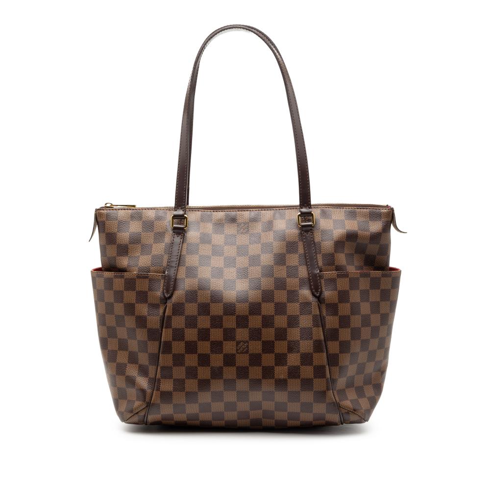 Louis Vuitton B Louis Vuitton Brown Damier Canvas Fabric Damier Ebene Totally MM France