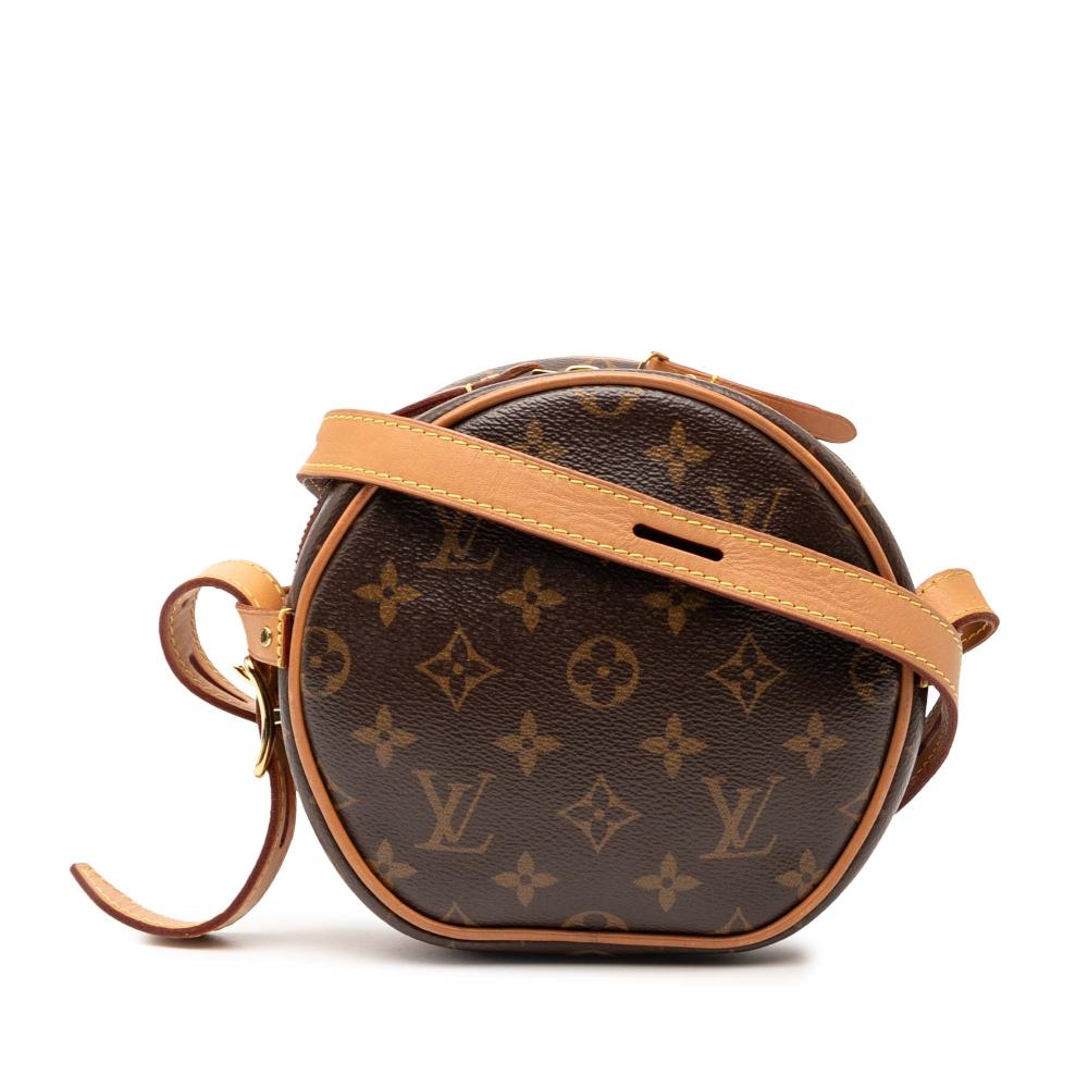 Louis Vuitton B Louis Vuitton Brown Monogram Canvas Fabric Monogram Boite Chapeau Souple PM Italy