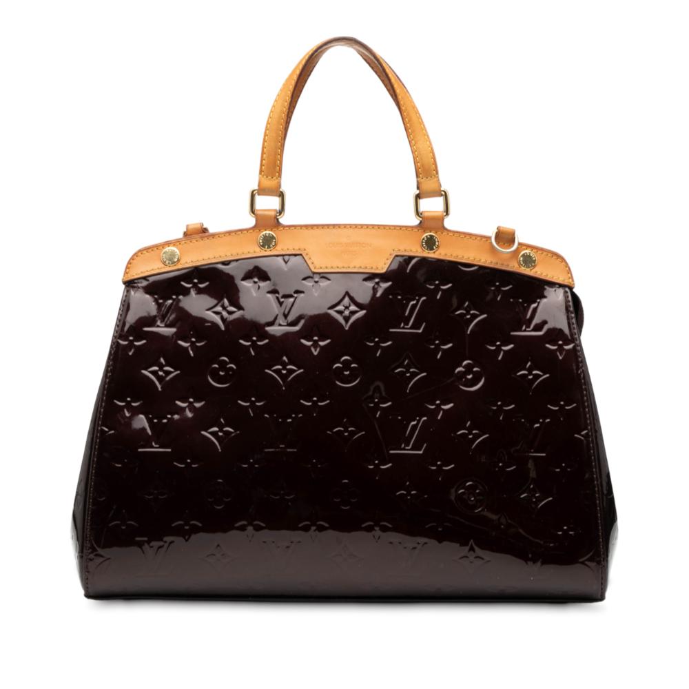 Louis Vuitton B Louis Vuitton Purple Vernis Leather Leather Monogram Vernis Brea MM France