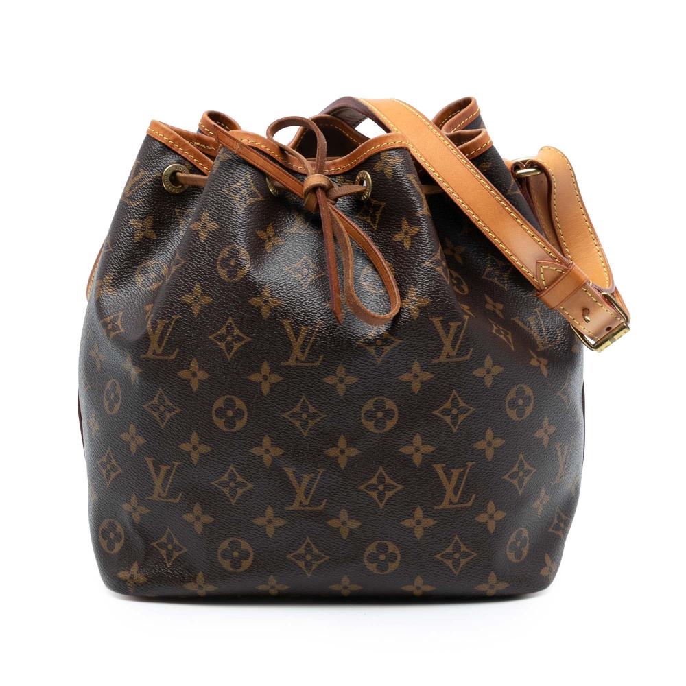 Louis Vuitton B Louis Vuitton Brown Monogram Canvas Fabric Monogram Petit Noe France