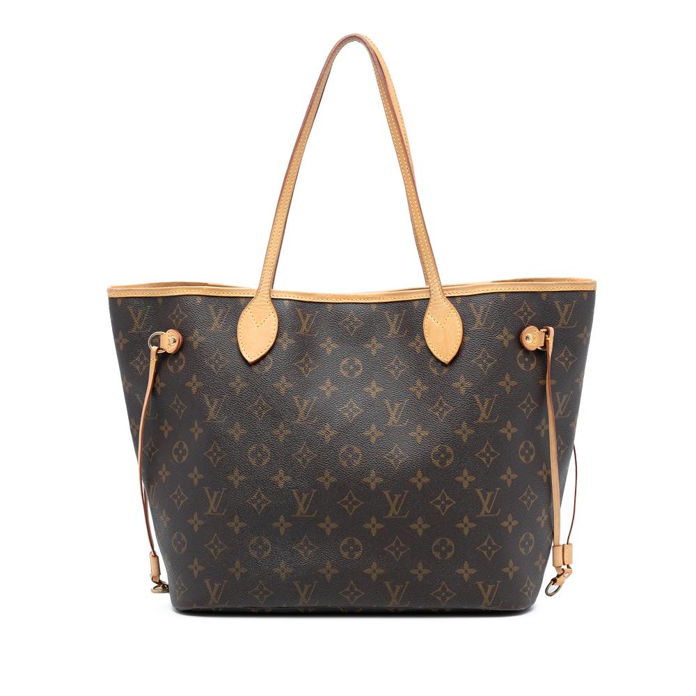 Louis Vuitton B Louis Vuitton Brown Monogram Canvas Fabric Monogram Neverfull MM Spain
