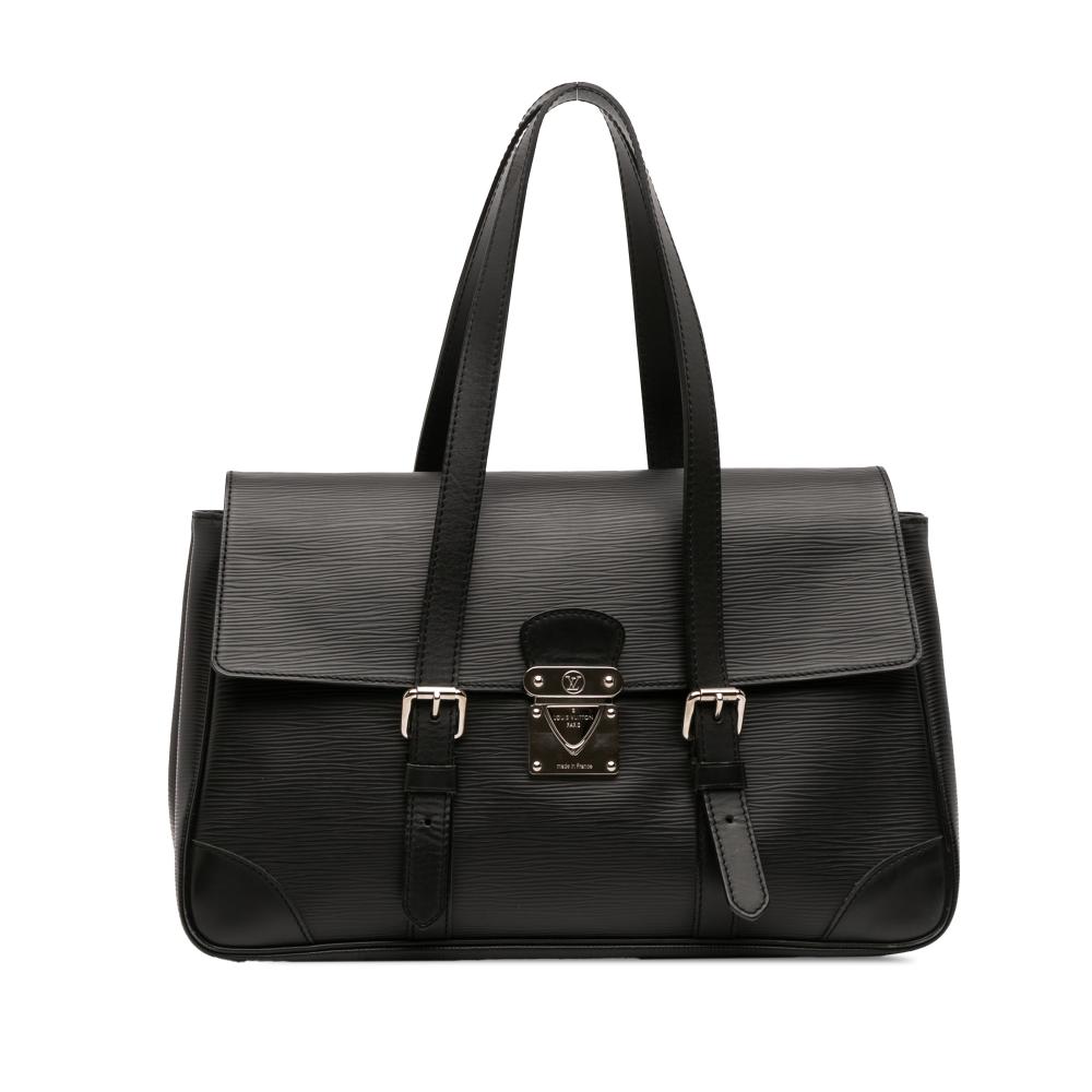 Louis Vuitton B Louis Vuitton Black Epi Leather Leather Epi Segur MM France
