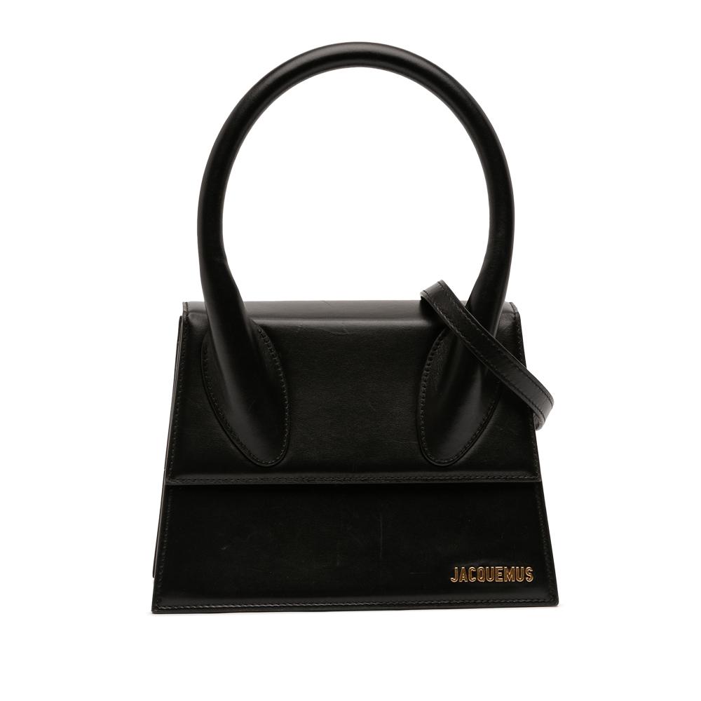 Jacquemus AB Jacquemus Black Calf Leather Le Grand Chiquito Italy