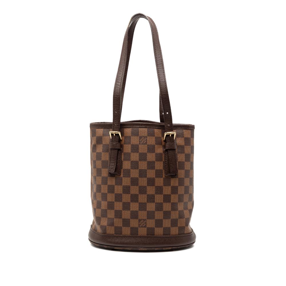 Louis Vuitton B Louis Vuitton Brown Damier Canvas Fabric Damier Ebene Marais United States