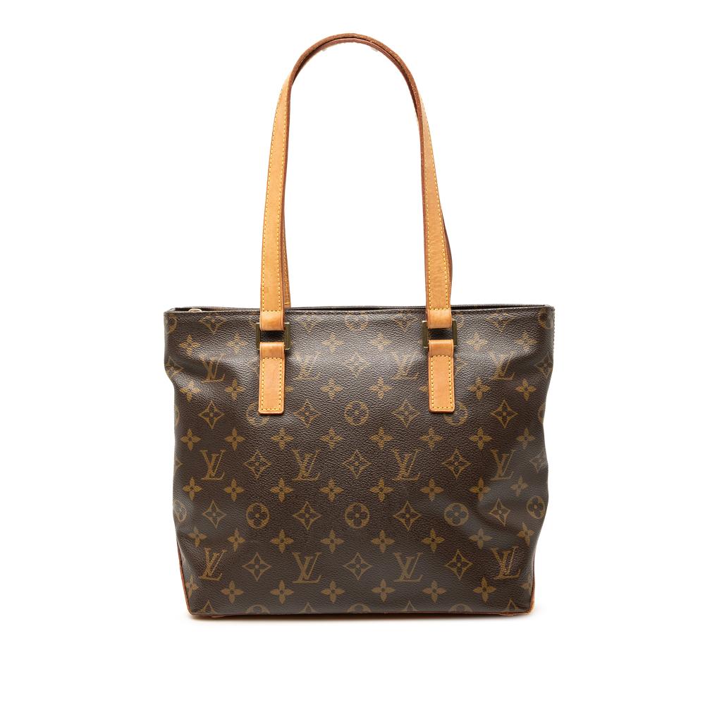 Louis Vuitton B Louis Vuitton Brown Monogram Canvas Fabric Monogram Cabas Piano France