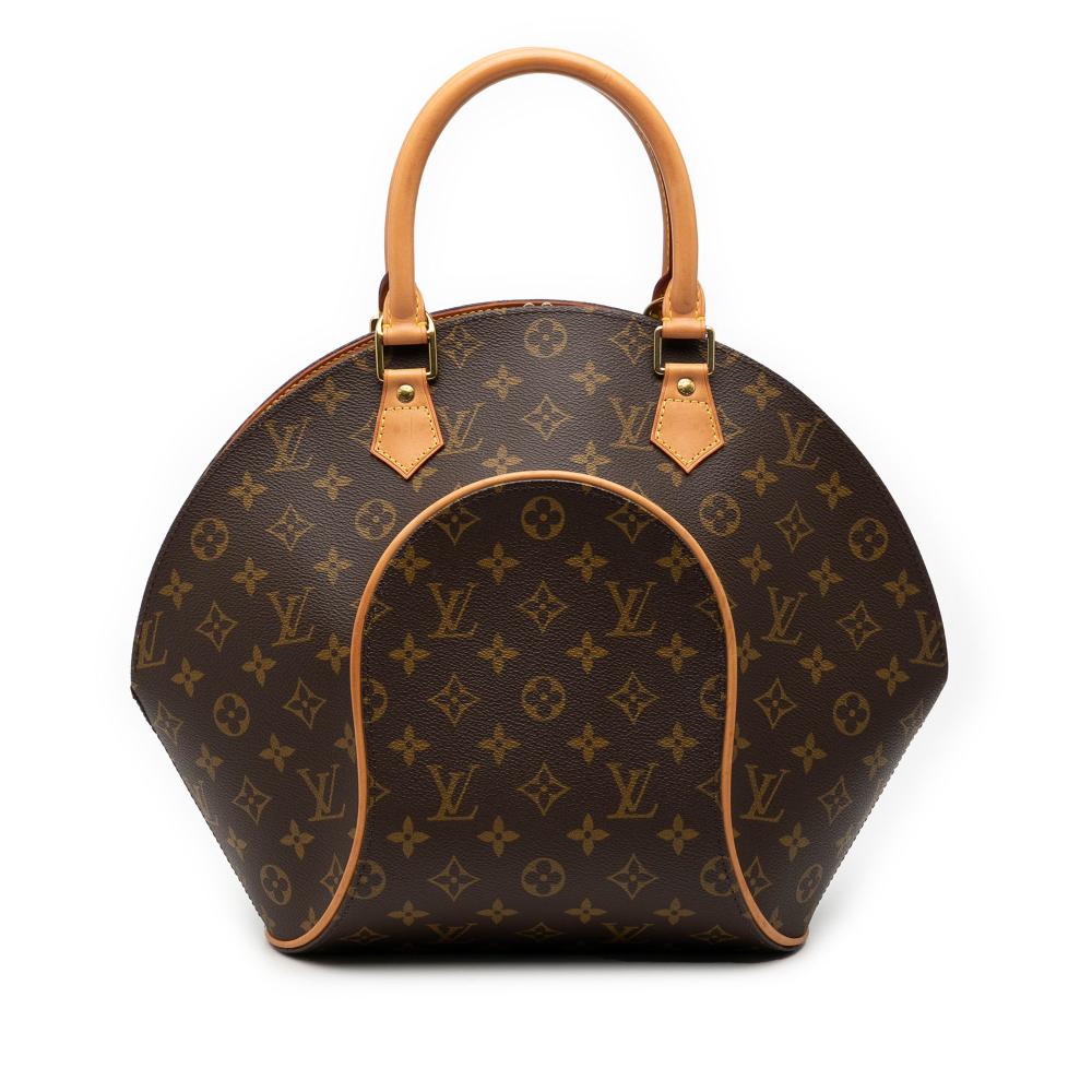 Louis Vuitton B Louis Vuitton Brown Monogram Canvas Fabric Monogram Ellipse PM France