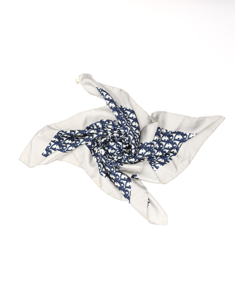Christian Dior 80 Trotter Silk Scarf