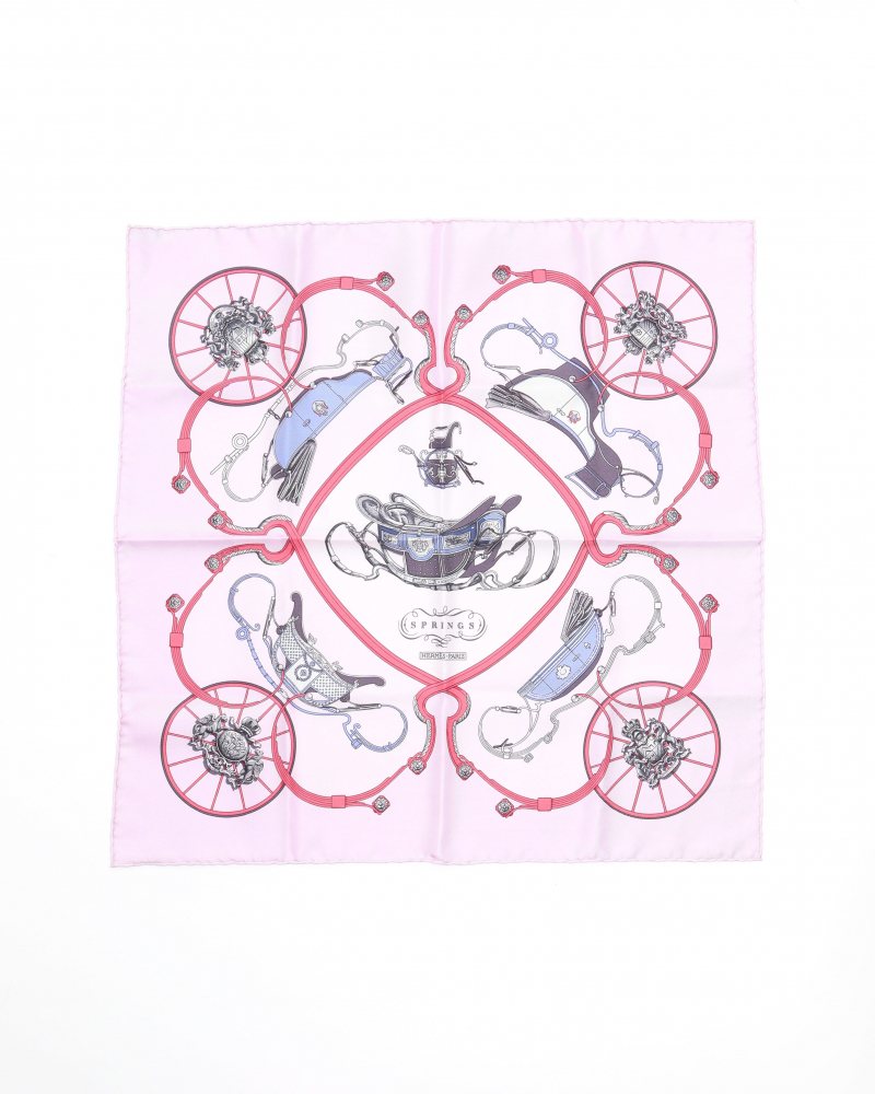 Hermès Spring Philippe Ledoux 45 Silk scarf