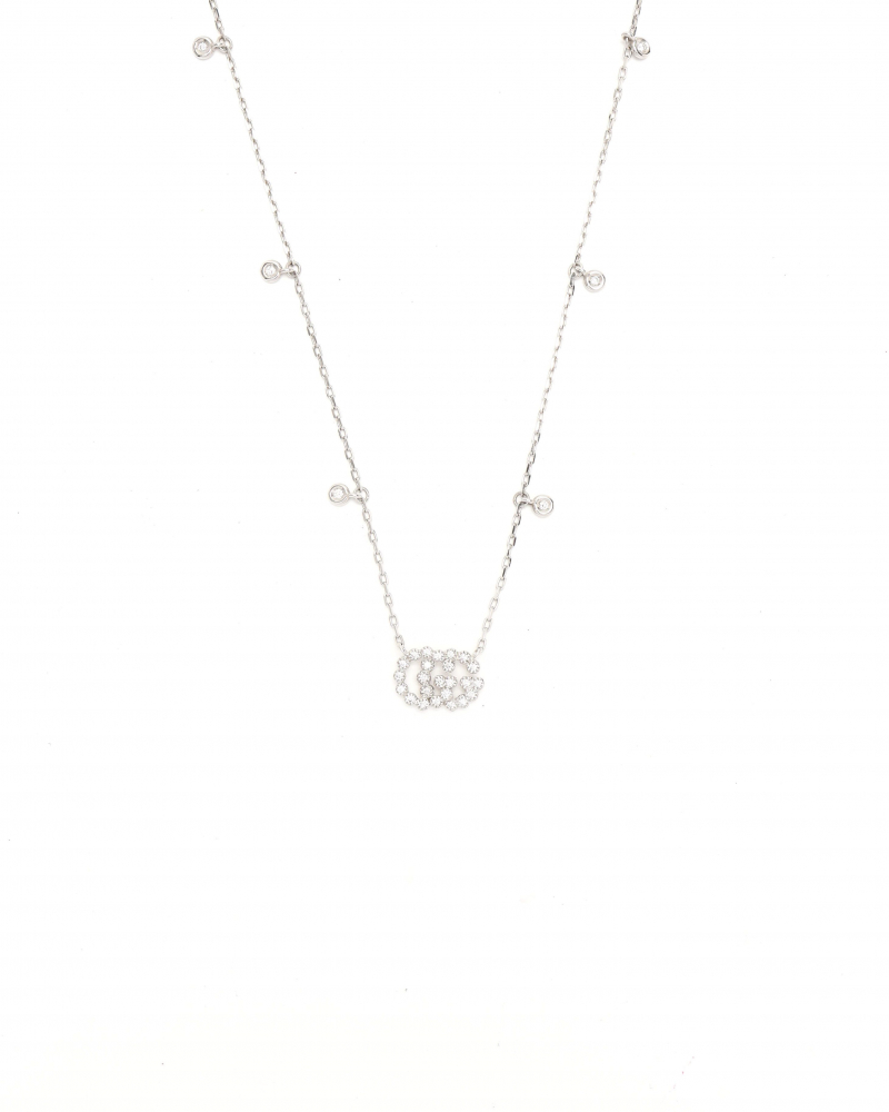Gucci Interlocking Diamond 18kt Necklace