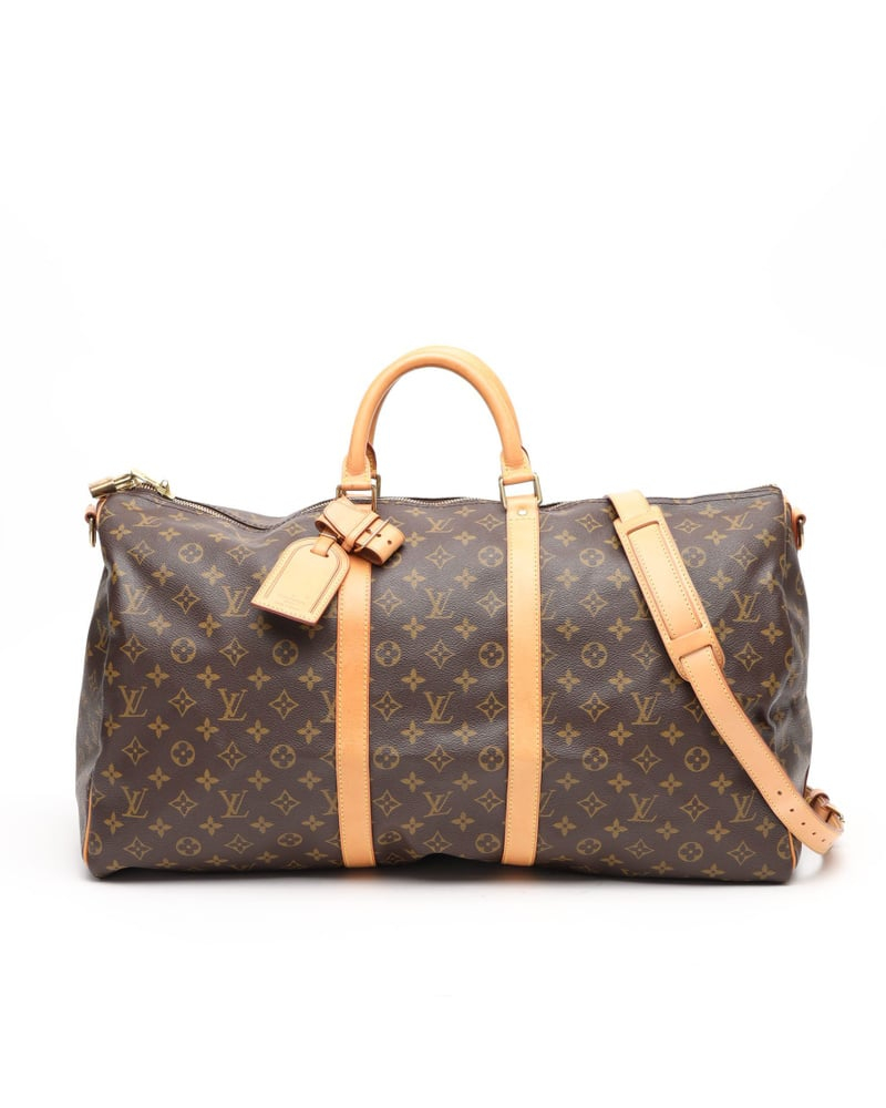 Louis Vuitton Monogram Keepall Bandoulière 55 Weekend Bag