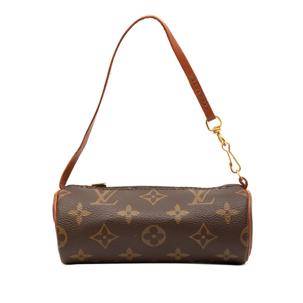 Louis Vuitton B Louis Vuitton Brown Monogram Canvas Fabric Monogram Papillon Pochette France
