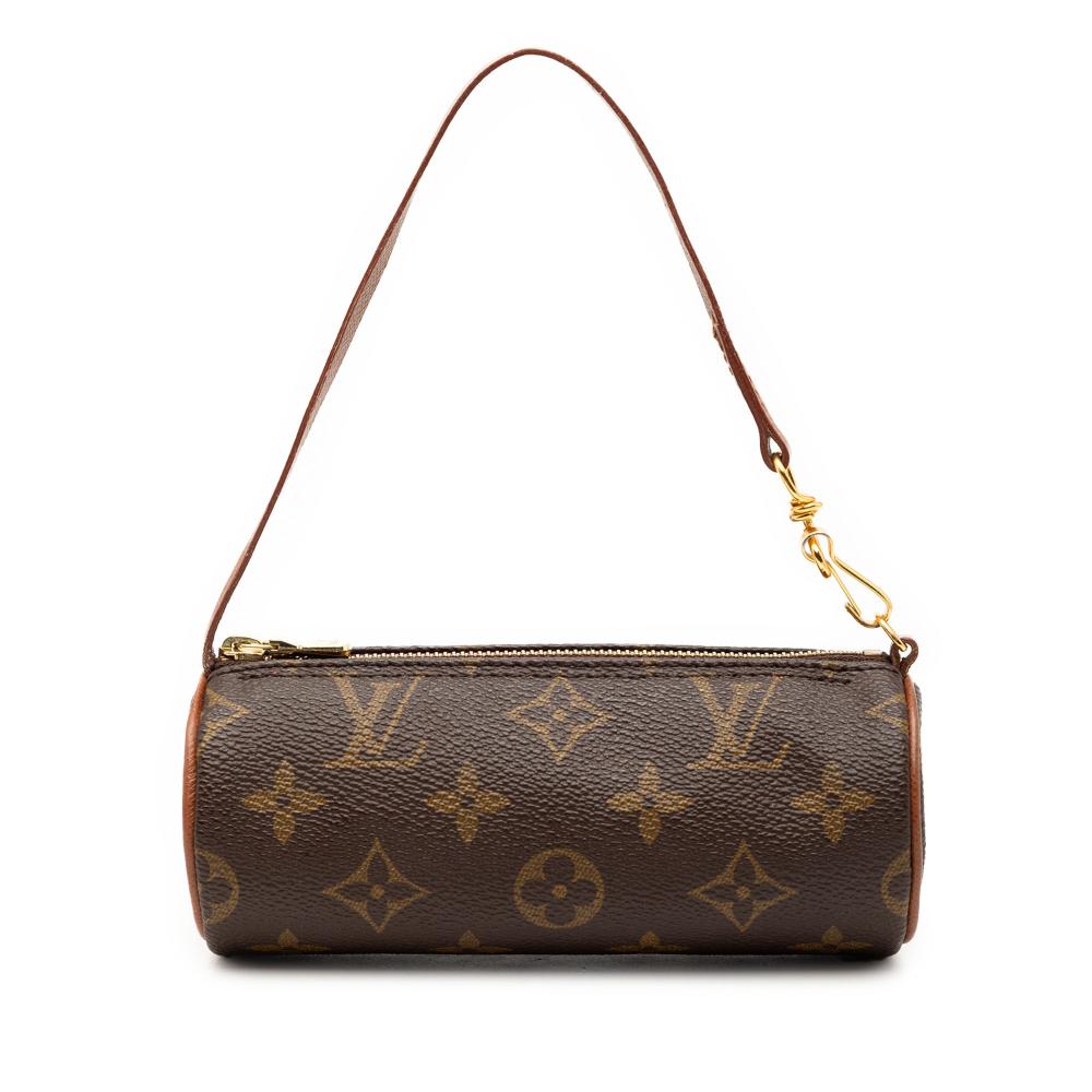Louis Vuitton AB Louis Vuitton Brown Monogram Canvas Fabric Monogram Papillon Pochette France