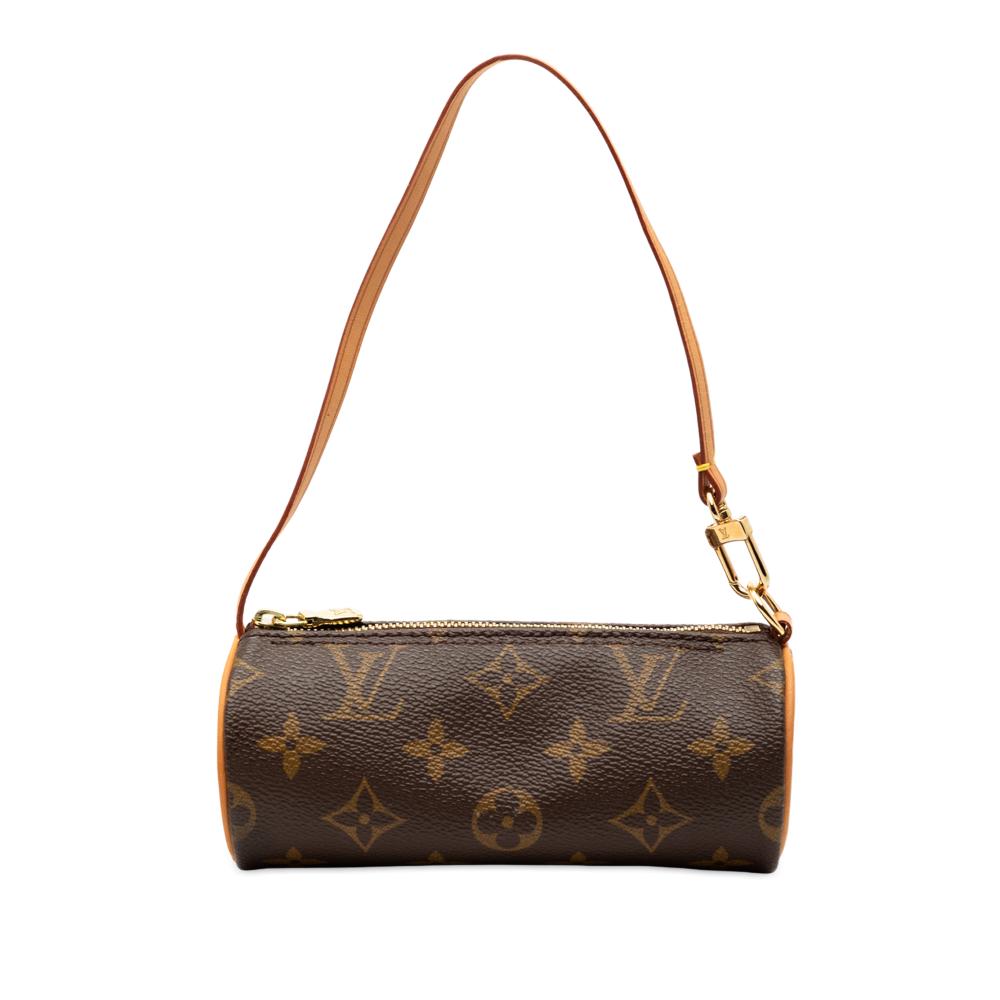 Louis Vuitton AB Louis Vuitton Brown Monogram Canvas Fabric Monogram Papillon Pochette France