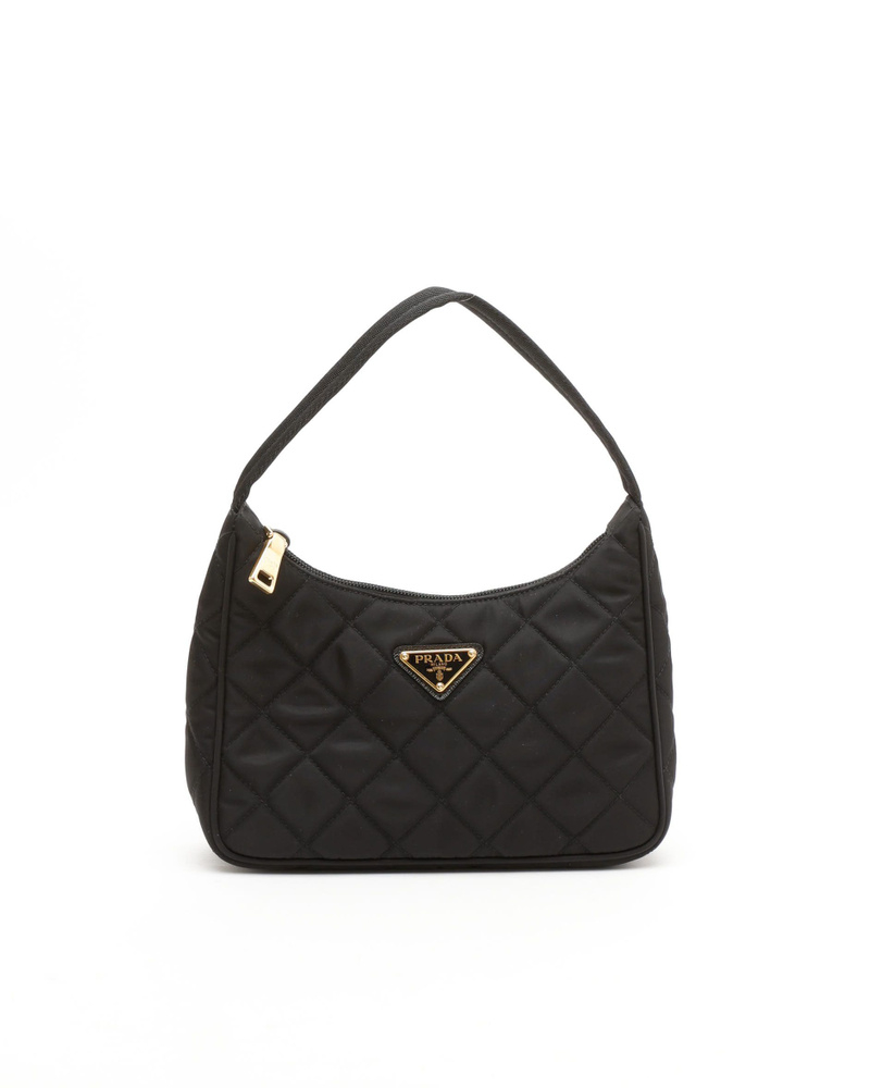 Prada Quilted Hobo Bag