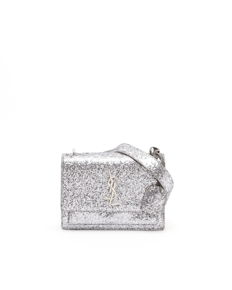 Saint Laurent Sunset Glitter Shoulder Bag