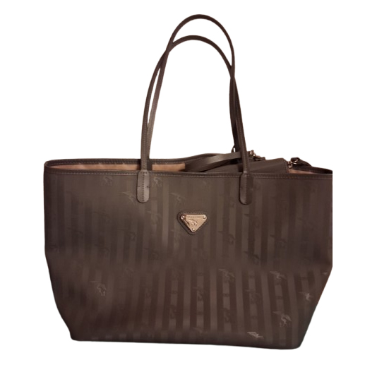 Maison Mollerus Shopper Silber Taupe