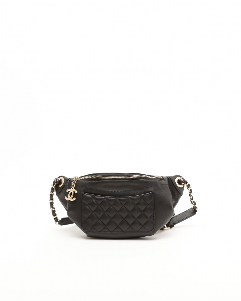 Chanel CC Quilted Waist Bag