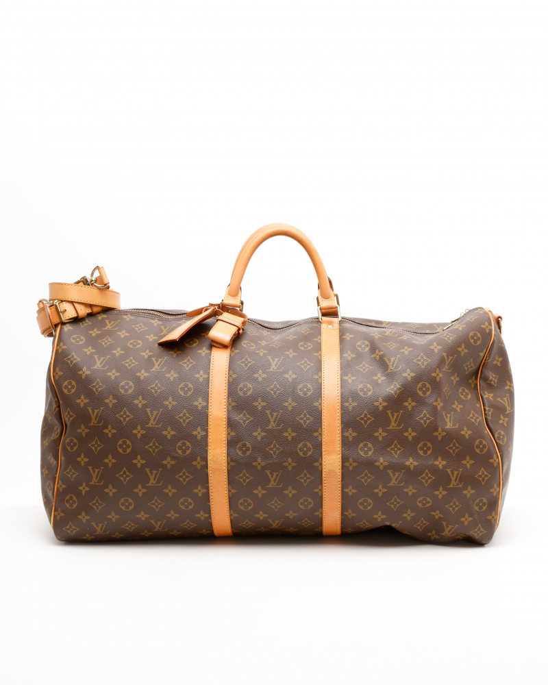 Louis Vuitton Monogram Keepall Bandouliére 60 Weekend Bag