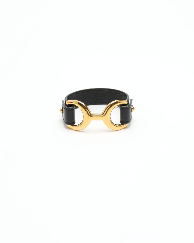 Hermès Pavane Leather Bracelet