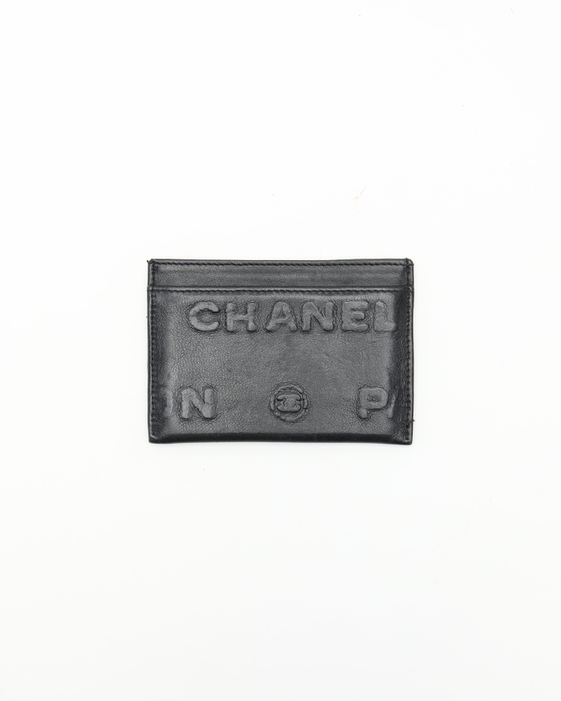 Chanel Coco Mark Leather Card Holder