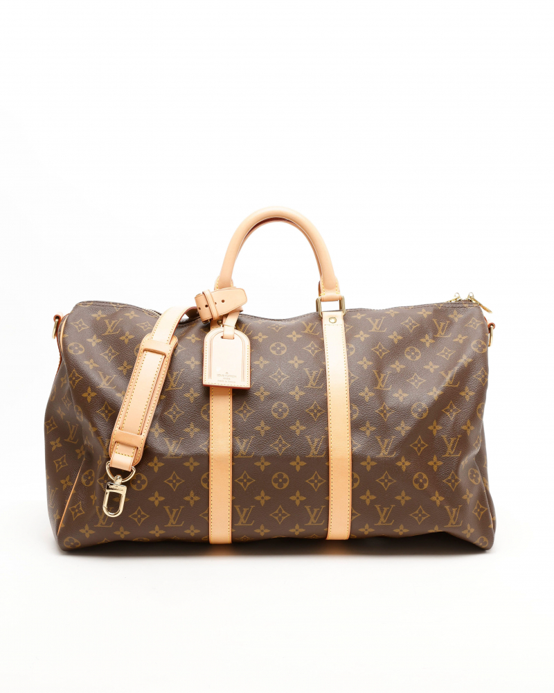 Louis Vuitton Monogram Keepall Bandoulière 50 Weekend Bag