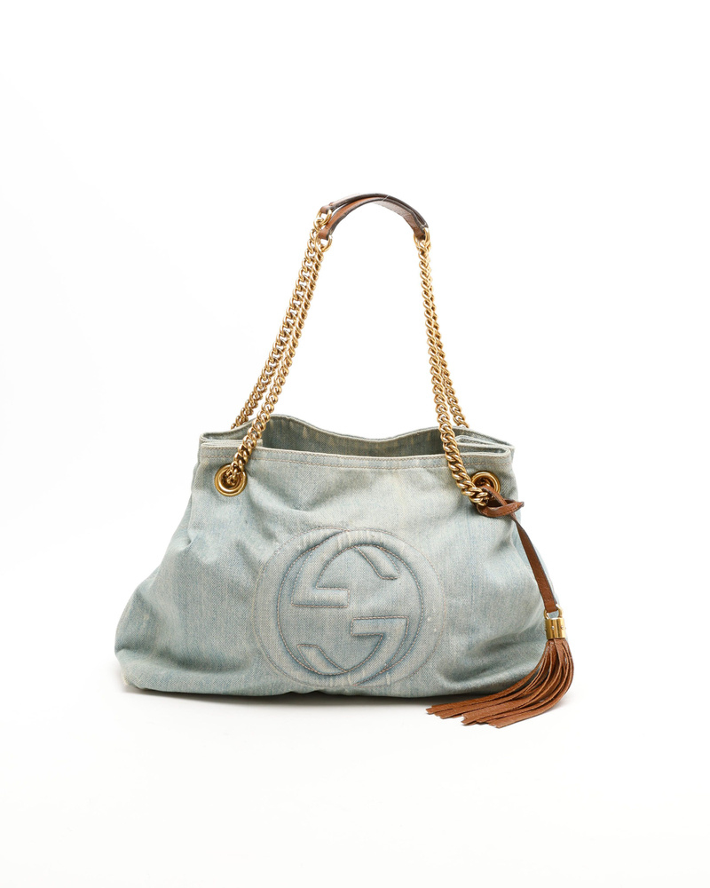 Gucci Soho Denim Tote Bag