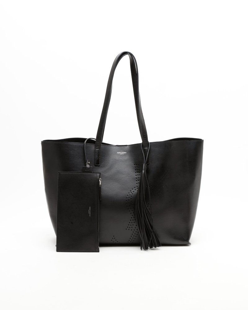 Saint Laurent YSL Perforated Tote Bag