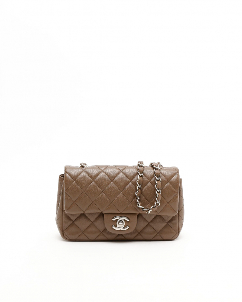 Chanel Classic Caviar Mini Rectangular Single Flap Bag