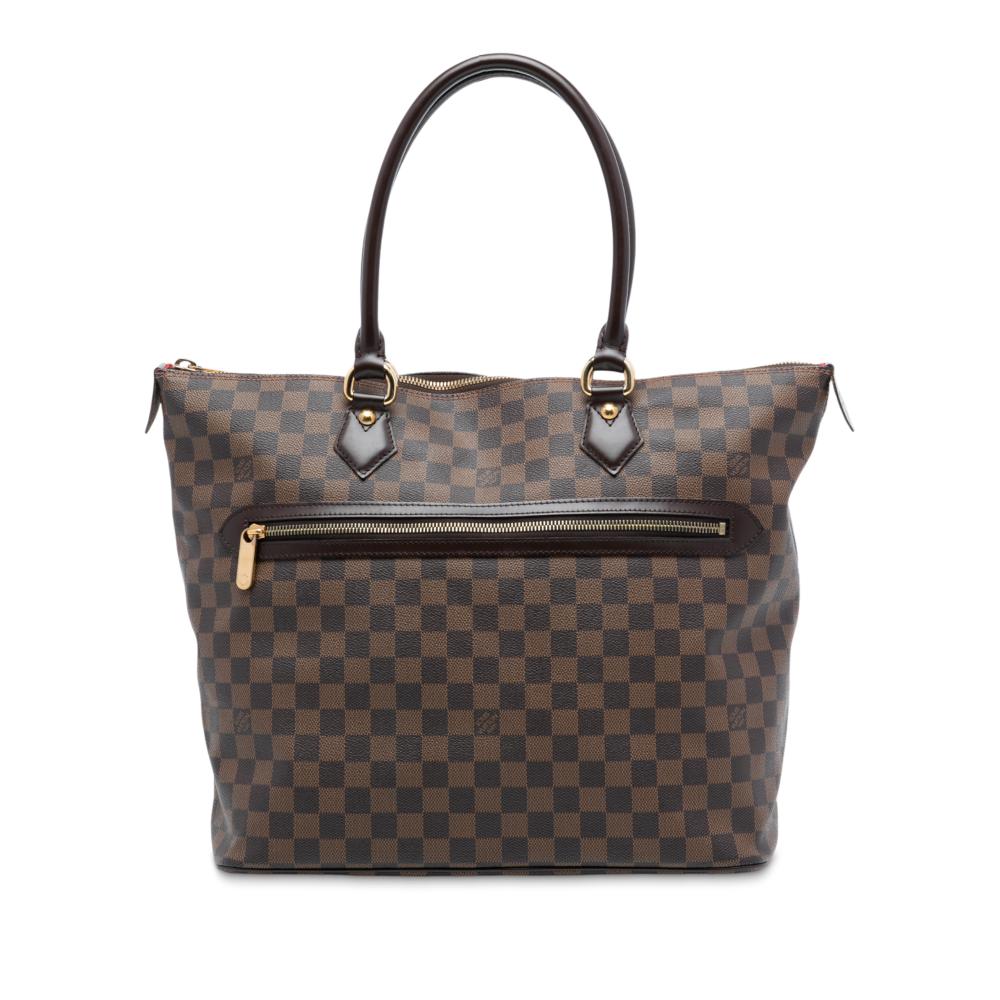 Louis Vuitton AB Louis Vuitton Brown Damier Canvas Fabric Damier Ebene Saleya GM France