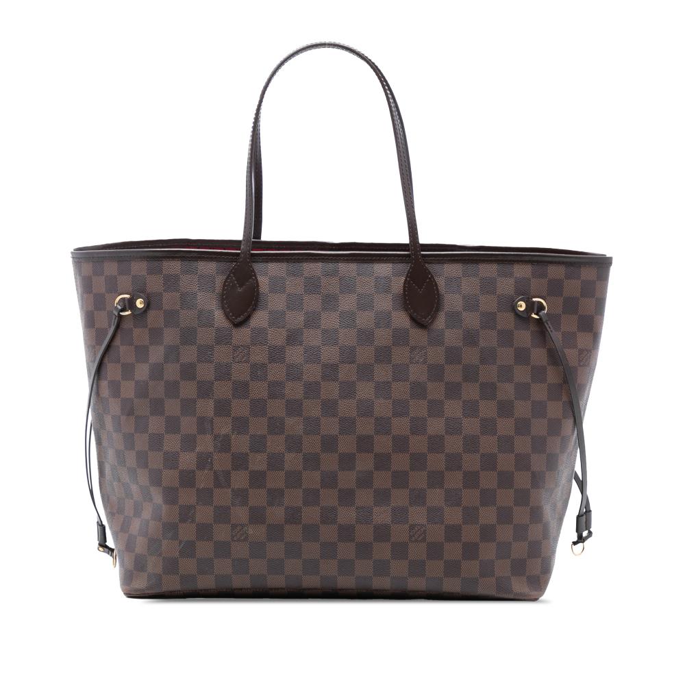 Louis Vuitton B Louis Vuitton Brown Damier Canvas Fabric Damier Ebene Neverfull GM France