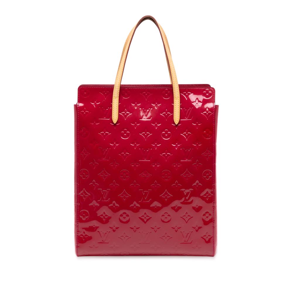 Louis Vuitton AB Louis Vuitton Red Vernis Leather Leather Monogram Vernis Catalina NS France
