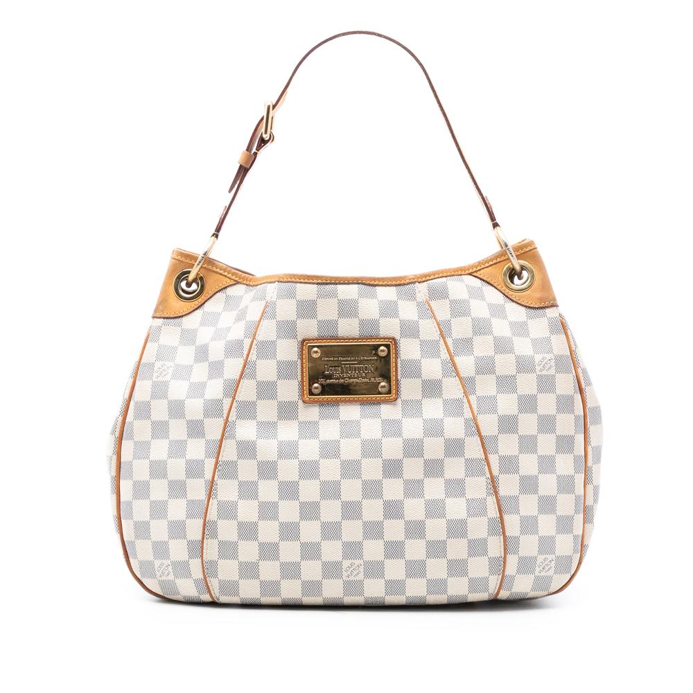 Louis Vuitton B Louis Vuitton White Damier Canvas Fabric Damier Azur Galliera PM France