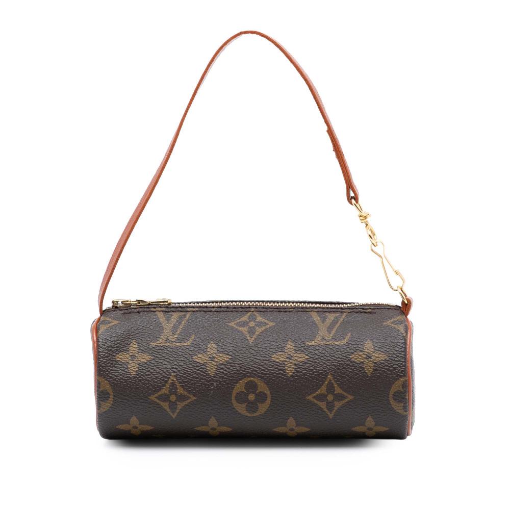 Louis Vuitton AB Louis Vuitton Brown Monogram Canvas Fabric Monogram Papillon Pochette France