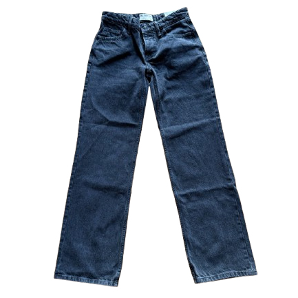 Free People Tennessee Low-Rise Boyfriend Jean, in Hideaway Black