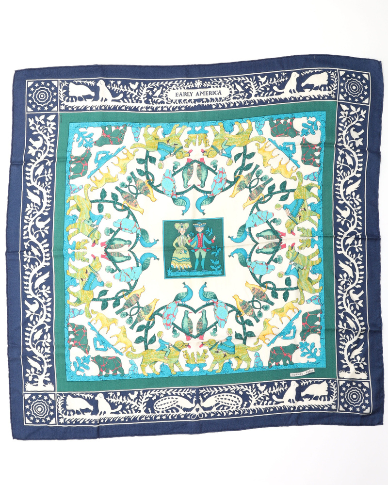 Hermès 100 Cashmere Silk Scarf