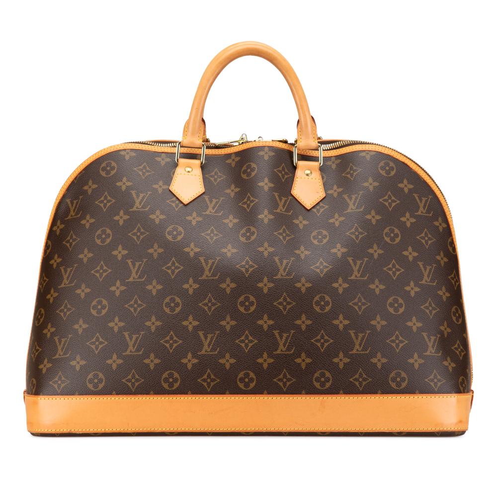 Louis Vuitton B Louis Vuitton Brown Monogram Canvas Canvas Monogram Alma Voyage MM France