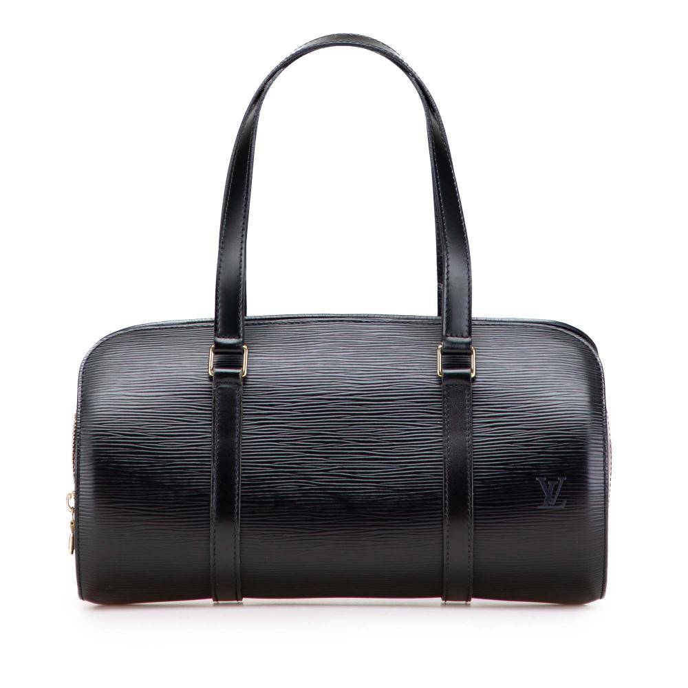 Louis Vuitton B Louis Vuitton Black Epi Leather Leather Epi Soufflot France