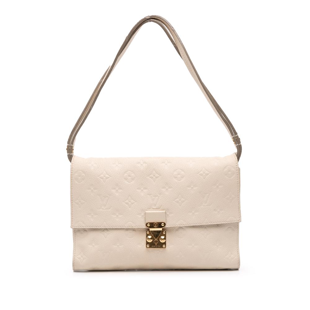 Louis Vuitton B Louis Vuitton White Monogram Empreinte Leather Fascinante France