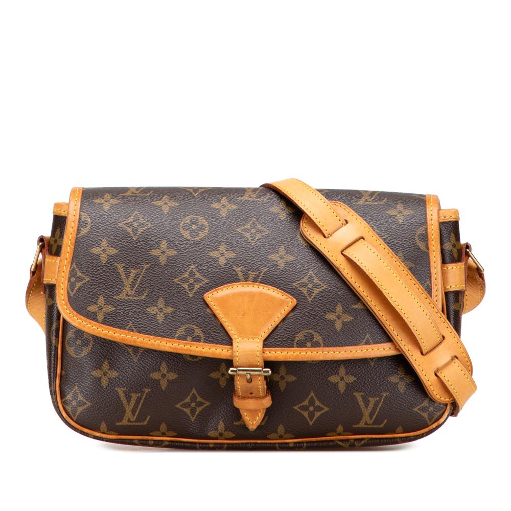 Louis Vuitton B Louis Vuitton Brown Monogram Canvas Fabric Monogram Sologne France
