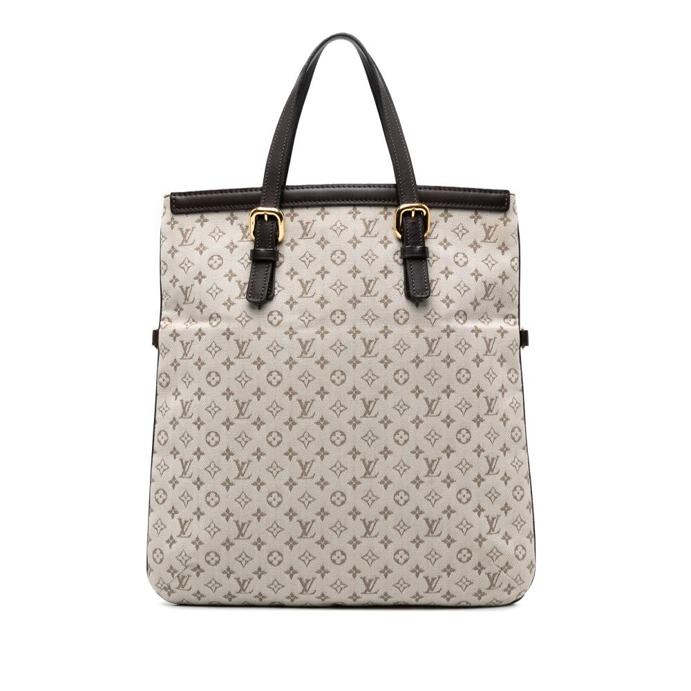 Louis Vuitton B Louis Vuitton Brown Beige Canvas Fabric Monogram Mini Lin Francoise France