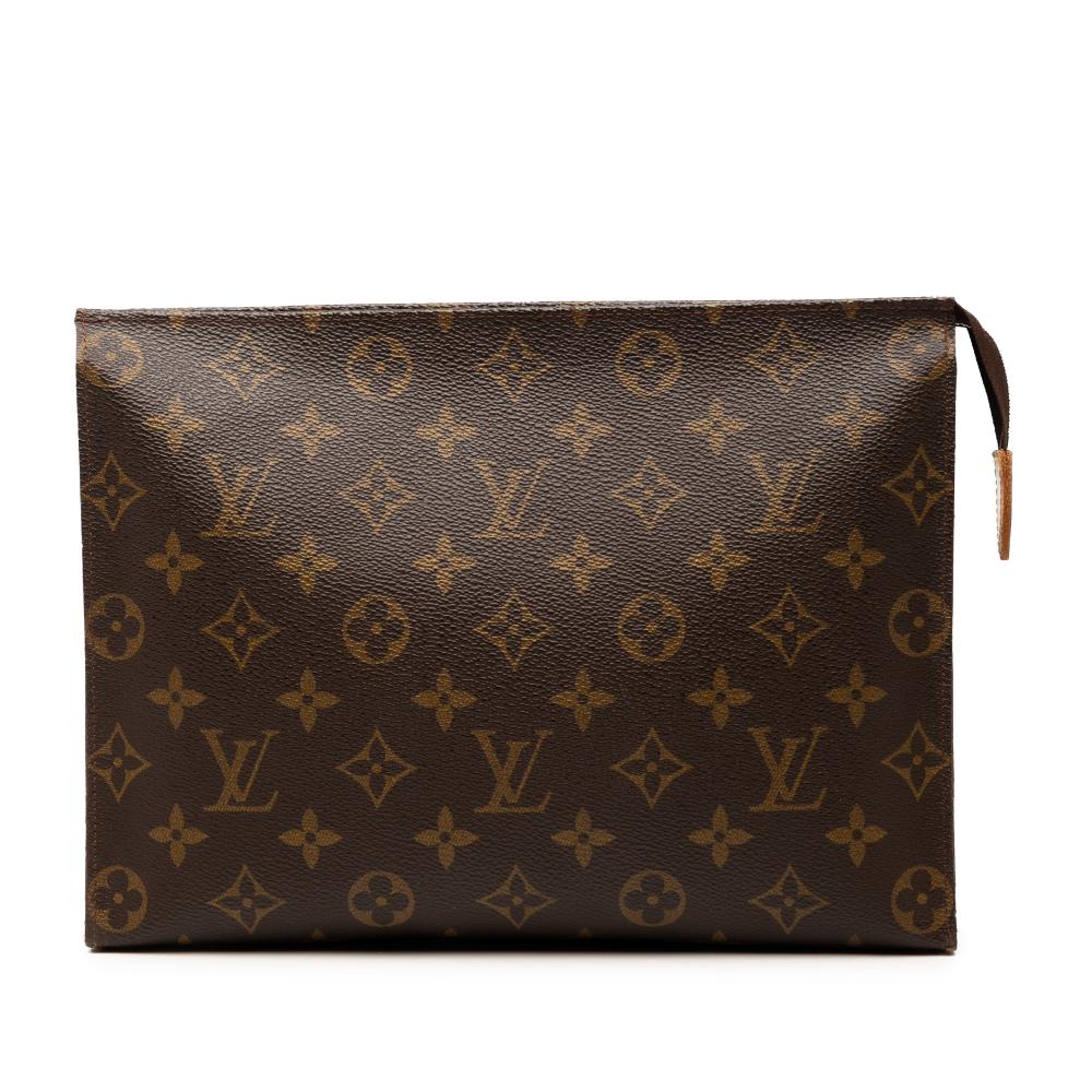 Louis Vuitton B Louis Vuitton Brown Monogram Canvas Fabric Monogram Toiletry Pouch 26 France