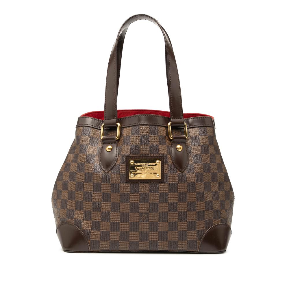Louis Vuitton B Louis Vuitton Brown Damier Canvas Fabric Damier Ebene Hampstead PM France