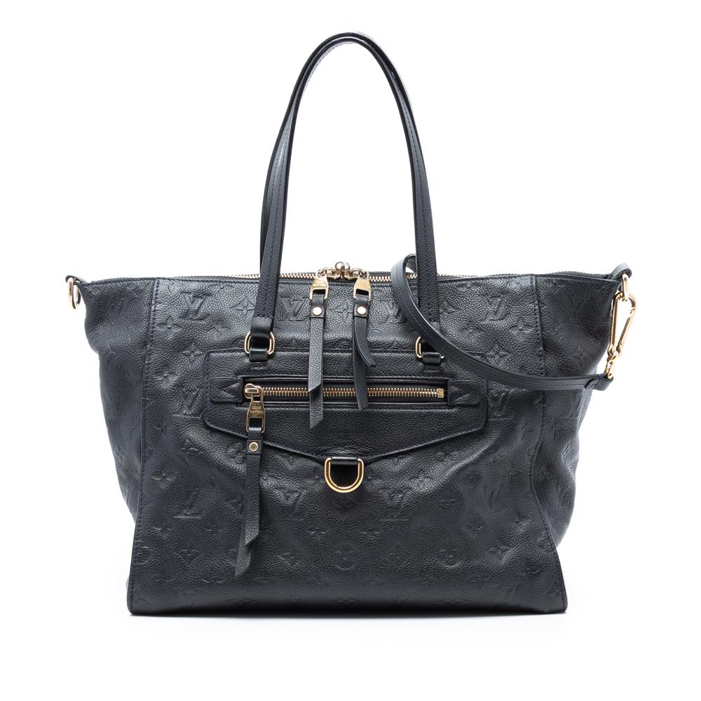 Louis Vuitton B Louis Vuitton Black Monogram Empreinte Leather Lumineuse PM France