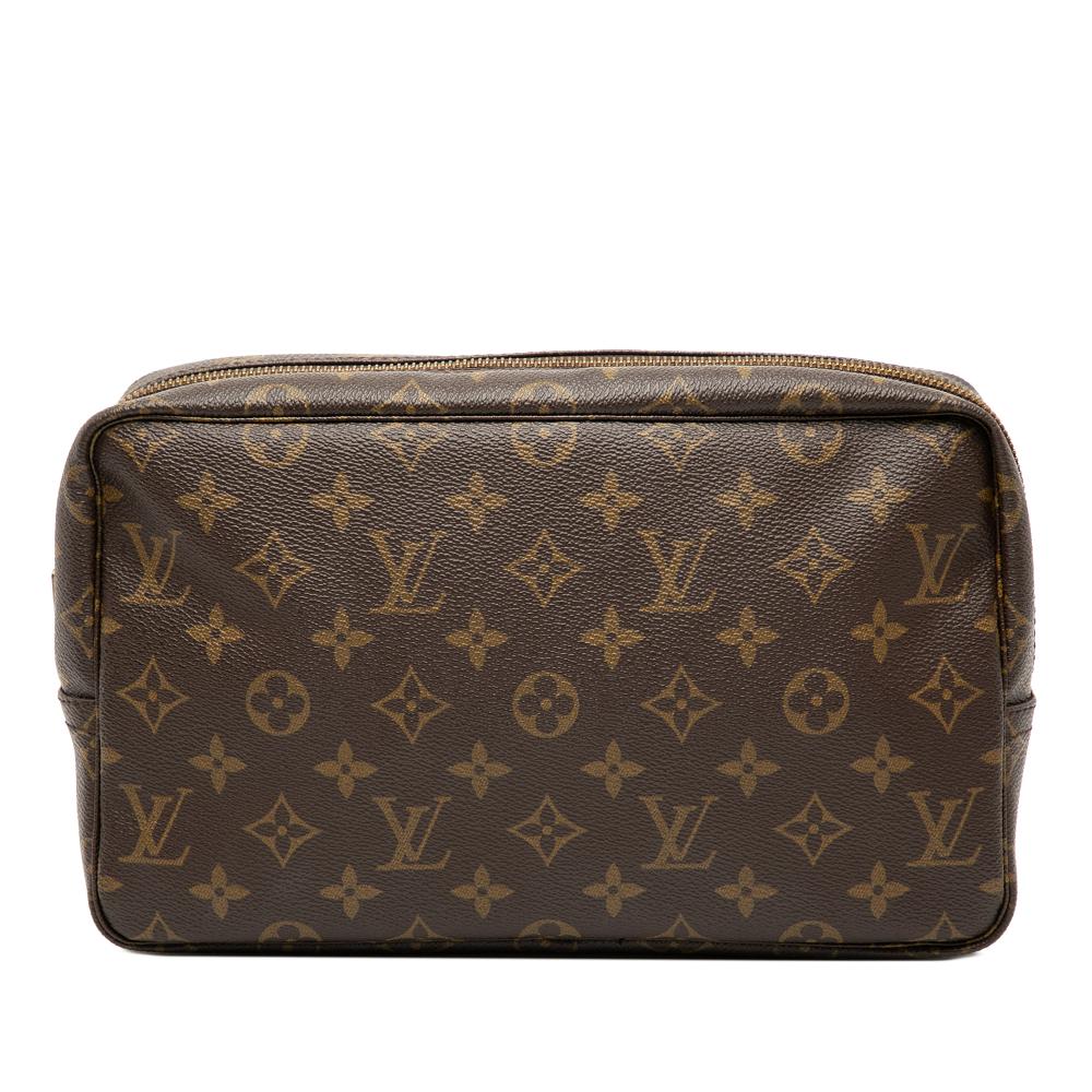 Louis Vuitton AB Louis Vuitton Brown Monogram Canvas Fabric Monogram Trousse Toilette 28 France