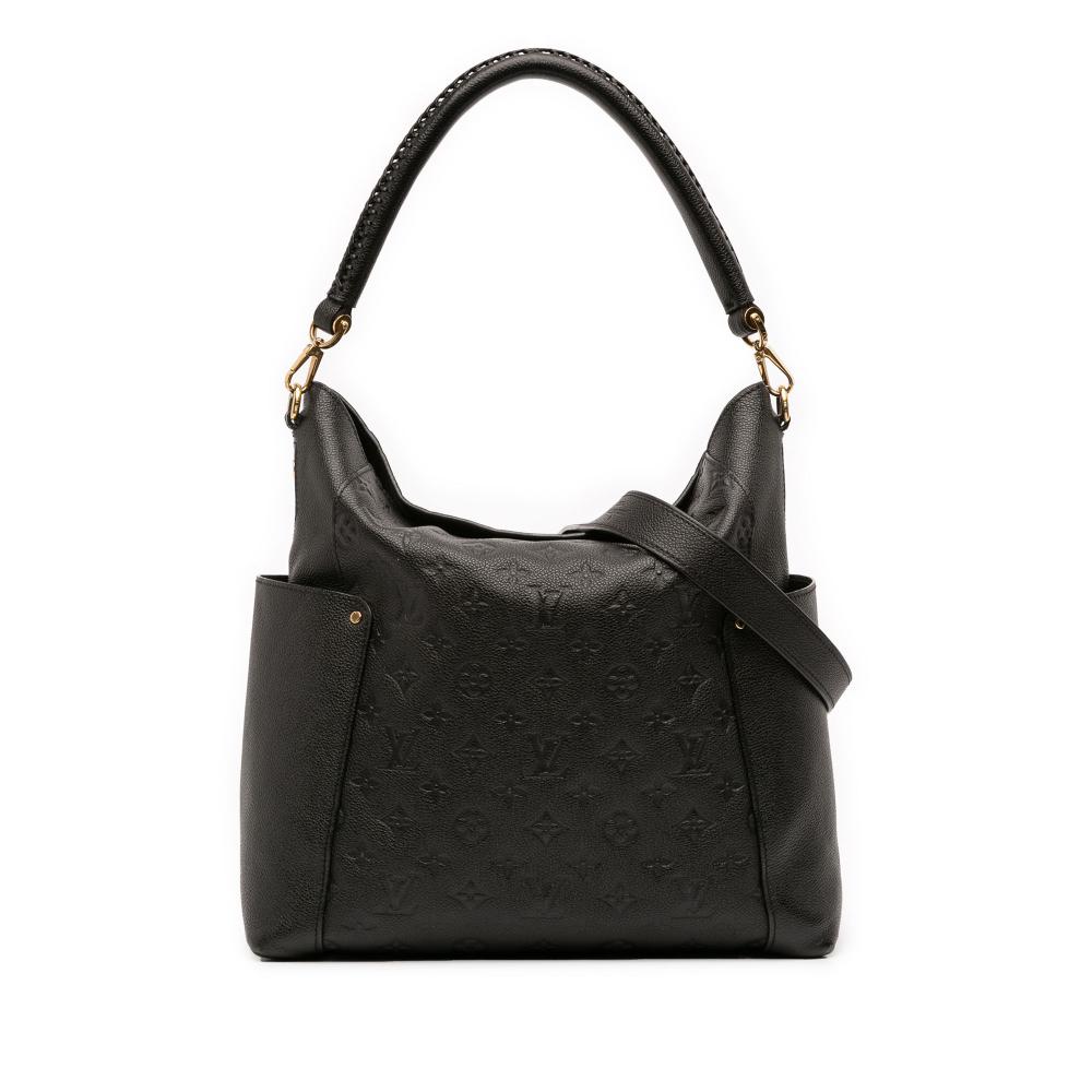 Louis Vuitton B Louis Vuitton Black Monogram Empreinte Leather Bagatelle Spain