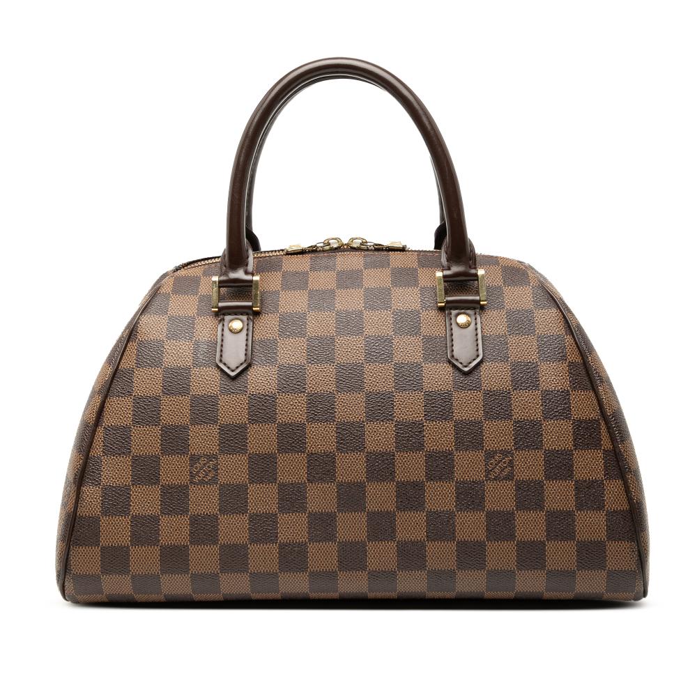 Louis Vuitton B Louis Vuitton Brown Damier Canvas Fabric Damier Ebene Ribera MM Spain