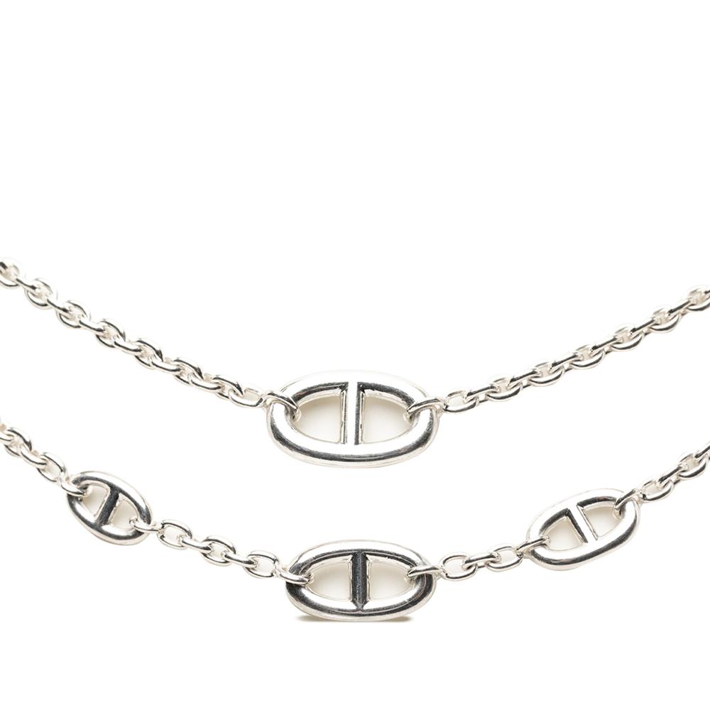 Hermès AB Hermès Silver SV925 / Sterling Silver Metal Sterling Silver Farandole Long Necklace 160 France