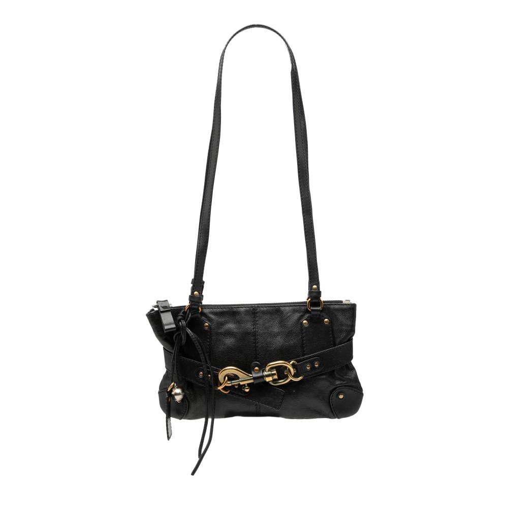 Chloé B Chloé Black Calf Leather Kerala Shoulder Bag Romania