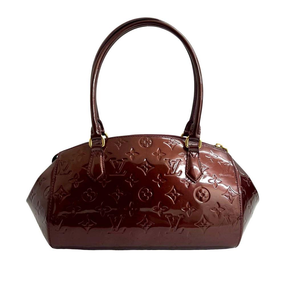 Louis Vuitton AB Louis Vuitton Red Vernis Leather Leather Monogram Vernis Sherwood PM France