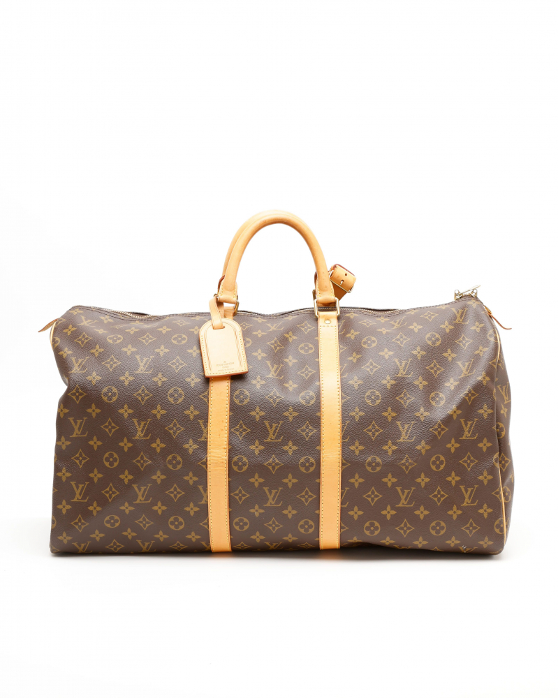 Louis Vuitton Monogram Keepall 55 Weekend Bag